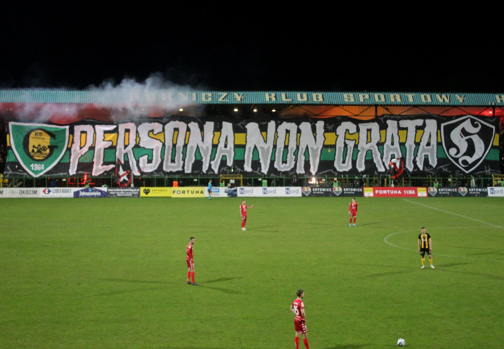 Awantura na meczu GKS Katowice - Ruch Chorzów Awantura na meczu GKS Katowice - Ruch Chorzów