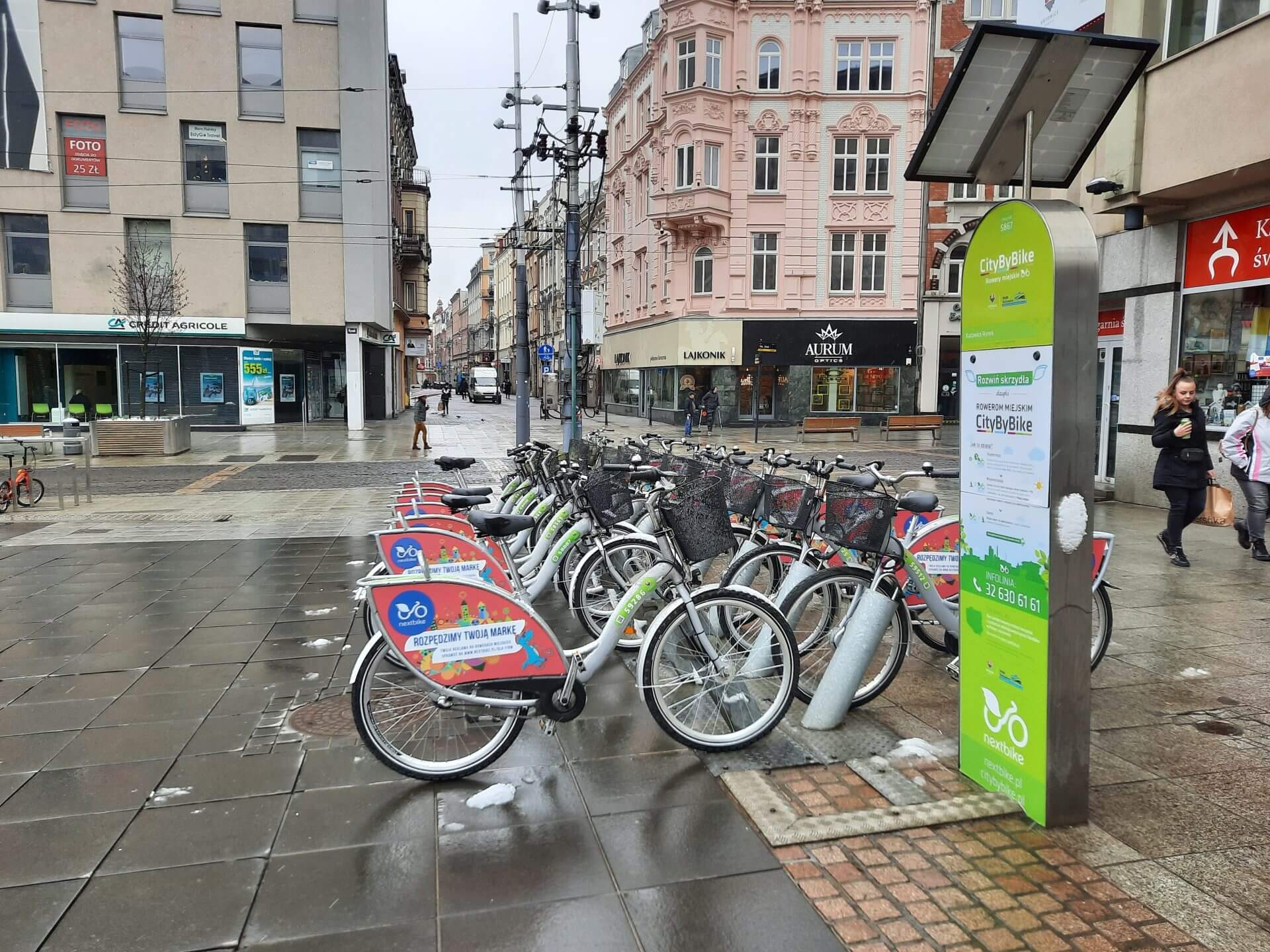 Stacja rowerów miejskich Katowice Rynek Stacja rowerów miejskich Katowice Rynek