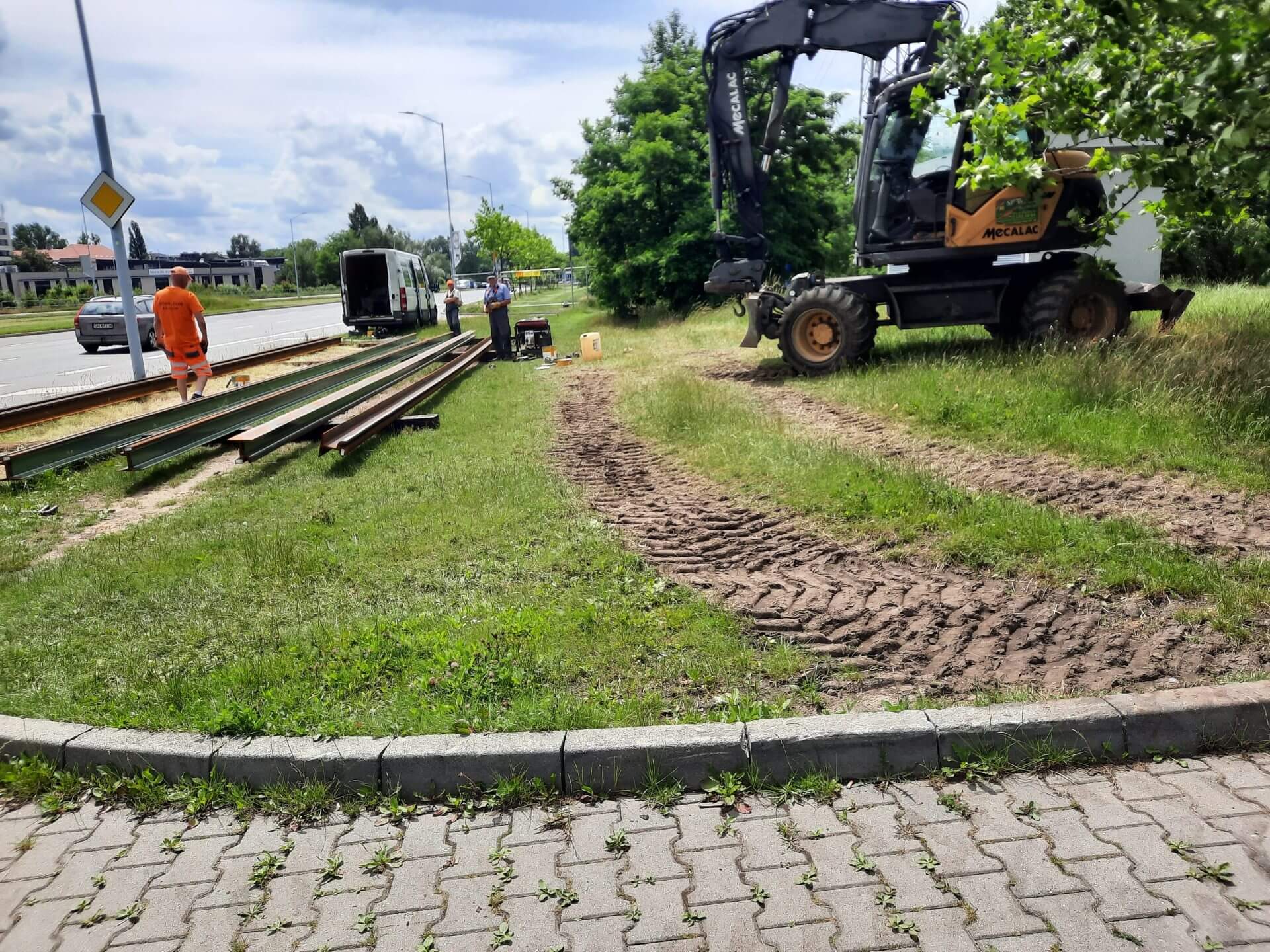 Prace Grundmanna budowa torów Prace Grundmanna budowa torów