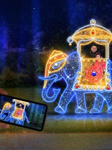 02 Ogród Świateł Lampa Aladyna Wizualizacja 02 Ogród Świateł Lampa Aladyna Wizualizacja