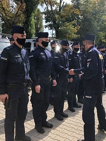 Polscy policjanci wyruszają na Litwę Polscy policjanci wyruszają na Litwę
