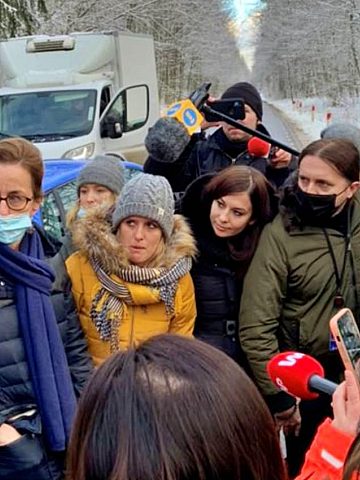 Łukasz Kohut na granicy Łukasz Kohut na granicy