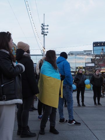 Manifestacja Ukraińców w Katowicach Manifestacja Ukraińców w Katowicach