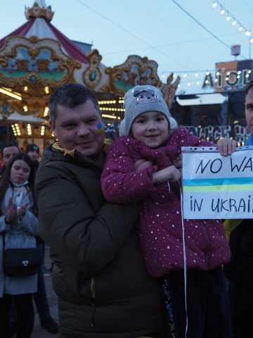 Manifestacja Ukraińców w Katowicach Manifestacja Ukraińców w Katowicach