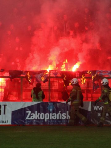 Awantura na meczu GKS Katowice - Ruch Chorzów Awantura na meczu GKS Katowice - Ruch Chorzów