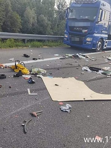 Śmiertelny wypadek na autostradzie A4 Śmiertelny wypadek na autostradzie A4