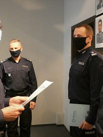 Wręczenie rozkazów objęcia funkcji komendanta policji w Katowicach i Tychach Wręczenie rozkazów objęcia funkcji komendanta policji w Katowicach i Tychach