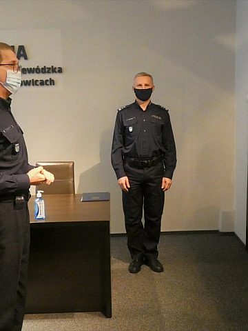 Wręczenie rozkazów objęcia funkcji komendanta policji w Katowicach i Tychach Wręczenie rozkazów objęcia funkcji komendanta policji w Katowicach i Tychach