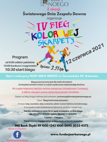 Bieg Kolorowej Skarpety czerwiec 2021 Bieg Kolorowej Skarpety czerwiec 2021