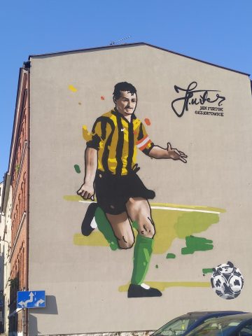 Jan Furtok mural Jan Furtok mural