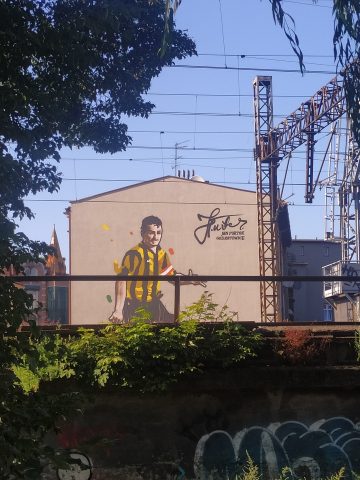 Jan Furtok mural Jan Furtok mural