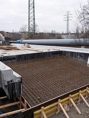 Katowice Grundmana luty 2023 budowa linii tramwaj 4 Katowice Grundmana luty 2023 budowa linii tramwaj 4