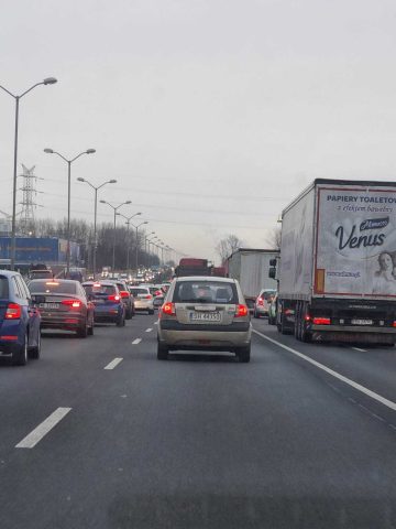 Korek na S86 Katowice Korek na S86 Katowice