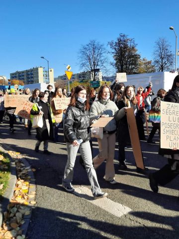 Młodzieżowy strajk klimatyczny Katowice 2 Młodzieżowy strajk klimatyczny Katowice 2