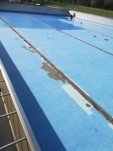 Naprawa niecki basenu Bugla Naprawa niecki basenu Bugla