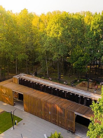 Tężnia w Parku Zadole Tężnia w Parku Zadole