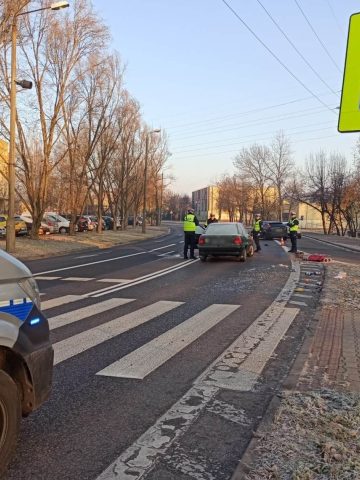 Wypadek zjazd Katowice Wypadek zjazd Katowice