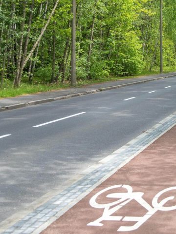 Droga rowerowa katowice gospodarcza 01 Droga rowerowa katowice gospodarcza 01