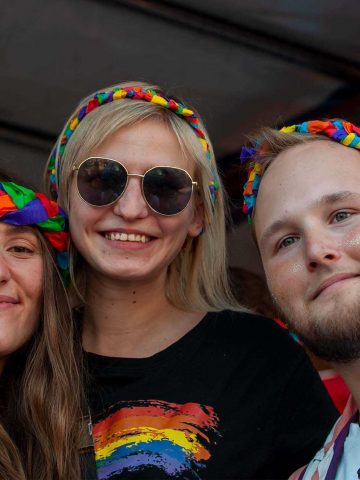 Uczestnicy marszu równości Uczestnicy marszu równości