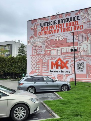 Mural maxburgers katowice 03 Mural maxburgers katowice 03