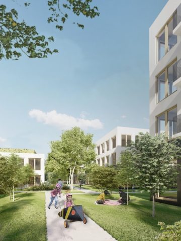 Nowe osiedle borki katowice koncepcja 1 Nowe osiedle borki katowice koncepcja 1