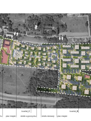 Nowe osiedle borki katowice koncepcja 10 Nowe osiedle borki katowice koncepcja 10