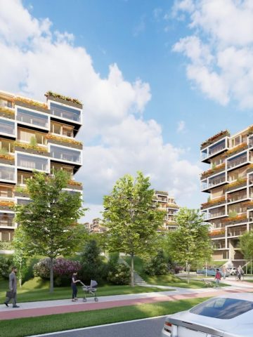 Nowe osiedle borki katowice koncepcja 3 Nowe osiedle borki katowice koncepcja 3