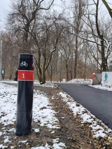 Nowe oznakowanie tras rowerowych w Katowicach Nowe oznakowanie tras rowerowych w Katowicach