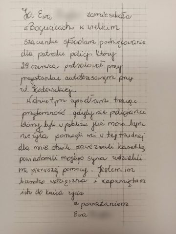 Podziękowania Podziękowania