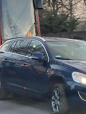 Samochód tramwaj al Korfantego Katowice1 Samochód tramwaj al Korfantego Katowice1