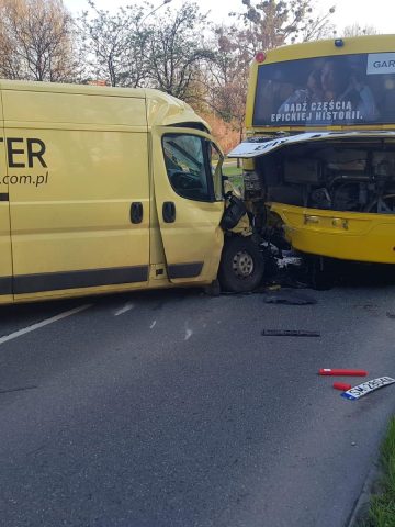 Kolizja Katowice ulica Lwowska Kolizja Katowice ulica Lwowska