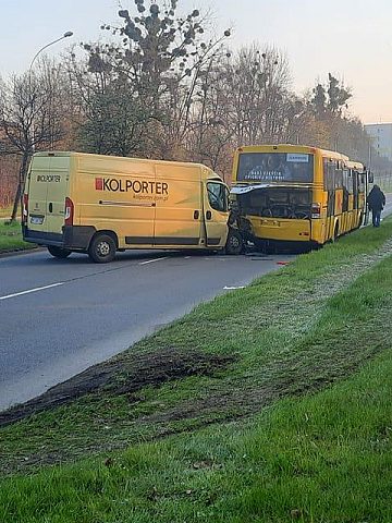 Kolizja Katowice ulica Lwowska Kolizja Katowice ulica Lwowska