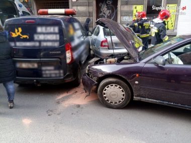 Pijany Ukrainiec urządził drogową demolkę. Uszkodził aż siedem samochodów 49 605749