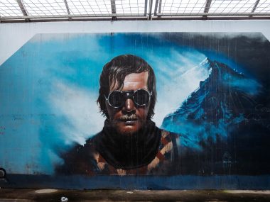 Co z budową Centrum Himalaizmu i historią o Jerzym Kukuczce? Jerzy Kukuczka Mural w Katowicach