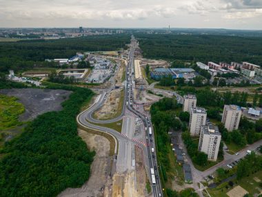 Węzeł Giszowiec. We wrześniu bezkolizyjny wjazd z DK 81 Węzeł Giszowiec, przebudowa - zmiany w ruchu