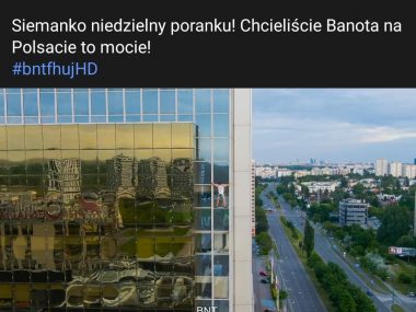 Screen z FanPage BNT fhuj HD na portalu Facebook Screen z FanPage BNT fhuj HD na portalu Facebook