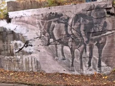 Konie mural Konie mural