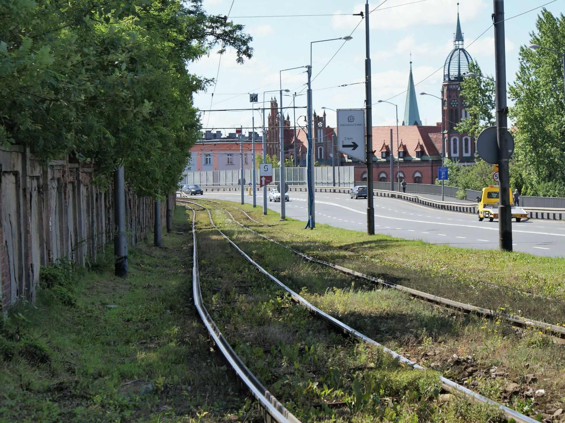 Chorzów ulica Katowicka przed przebudową