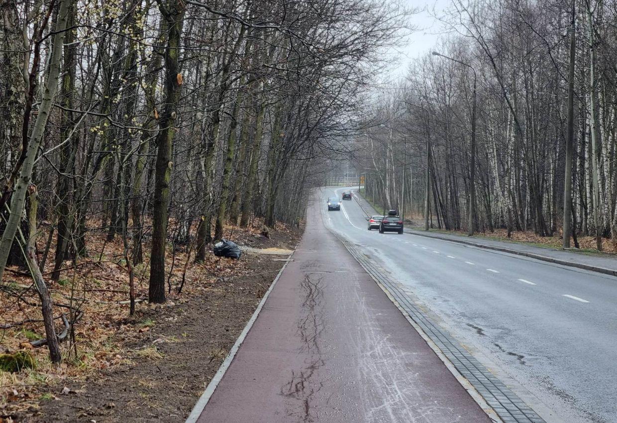 Droga rowerowa z Doliny Trzech Stawów do Nikiszowca