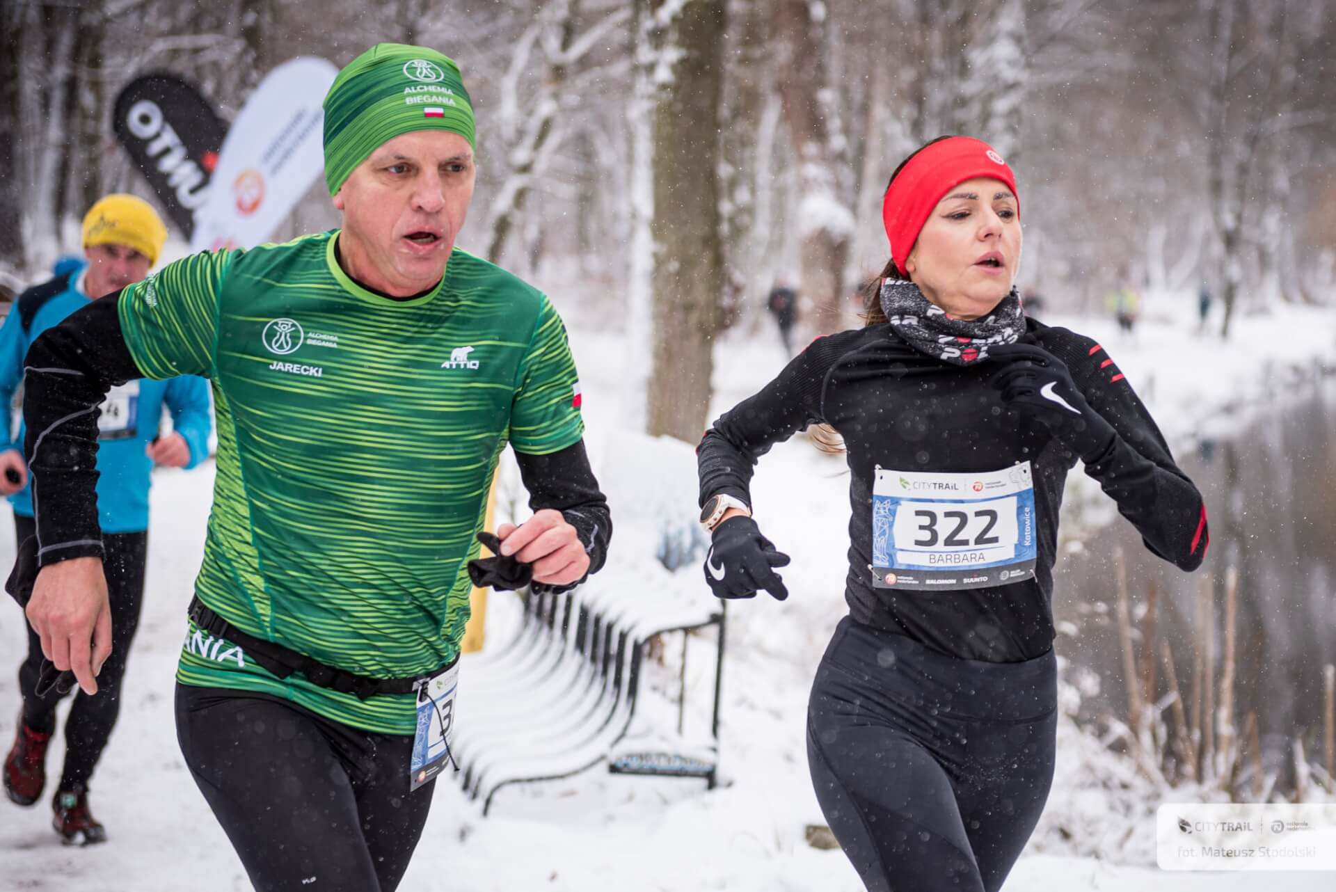 City Trail sceneria biegu 11 grudnia w Katowicach