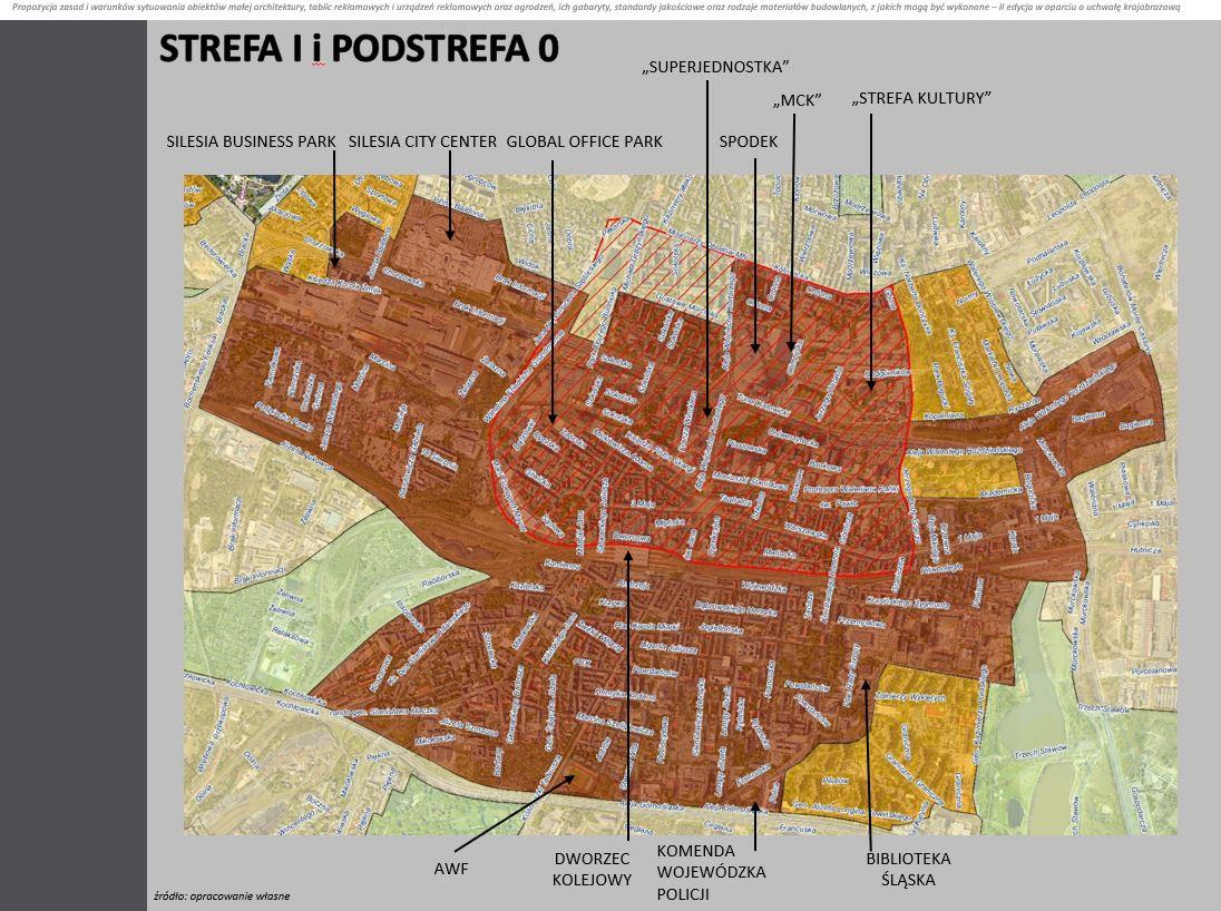 Mapa uchwala krajobrazowa katowice