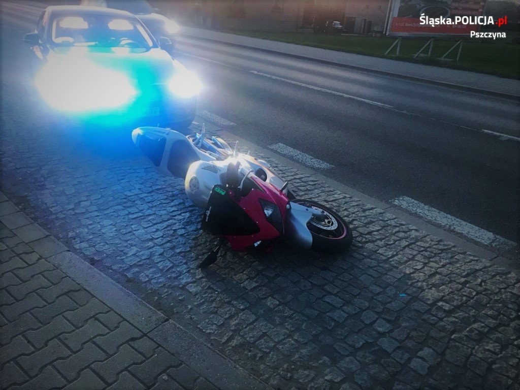 Motocyklista katowice pszczyna