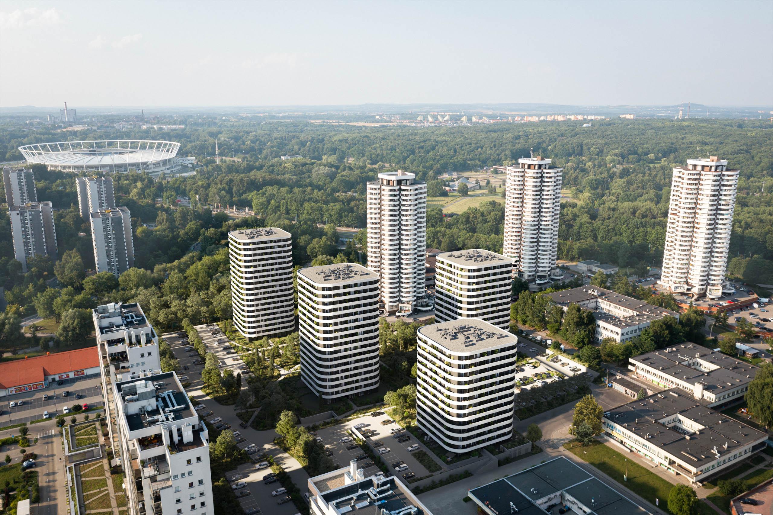 Nowe bloki tysiaclecie katowice medusa