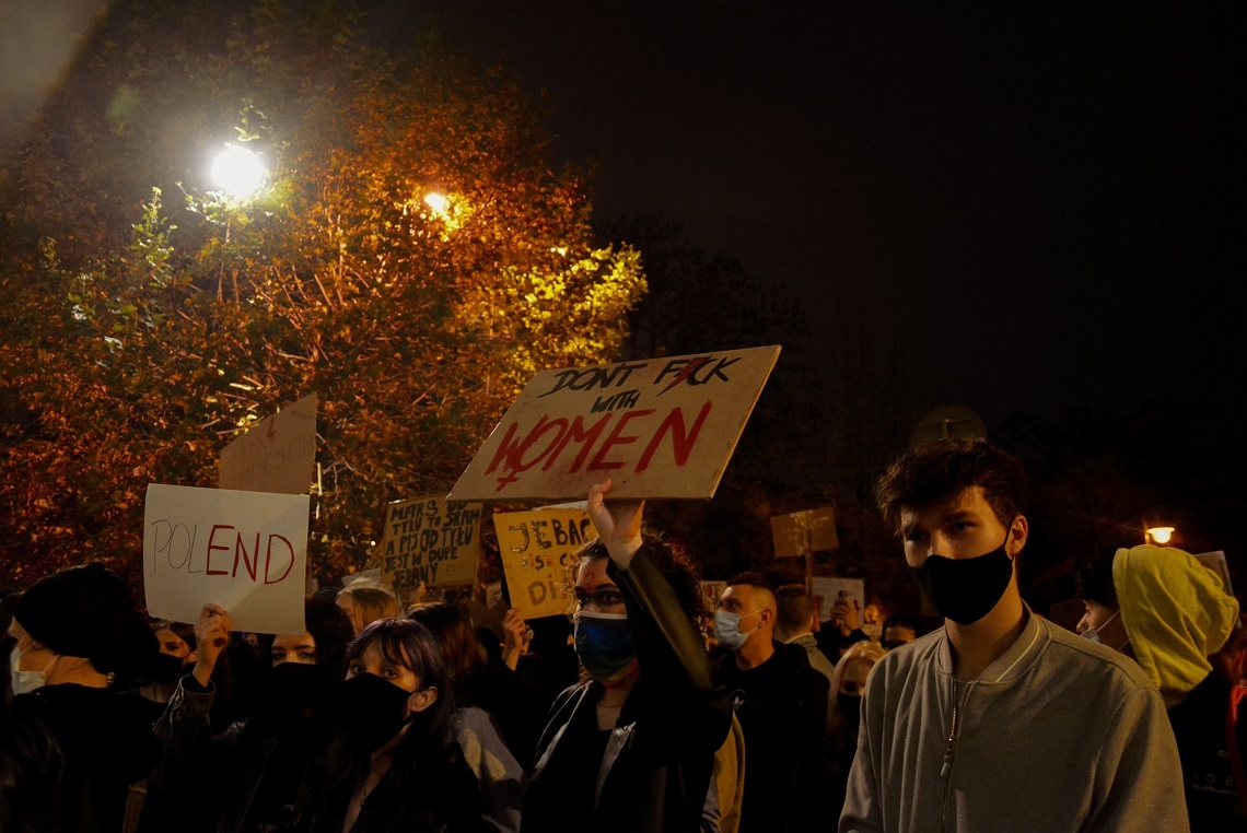 Protest woman