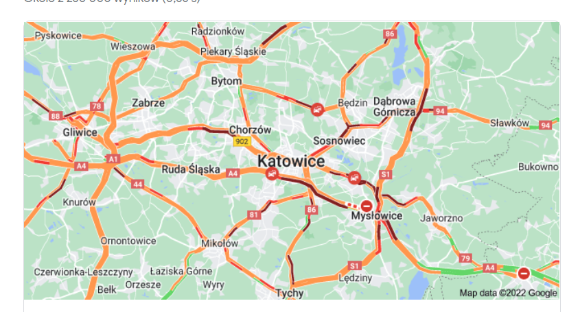 Trafic w Katowicach i okolicach