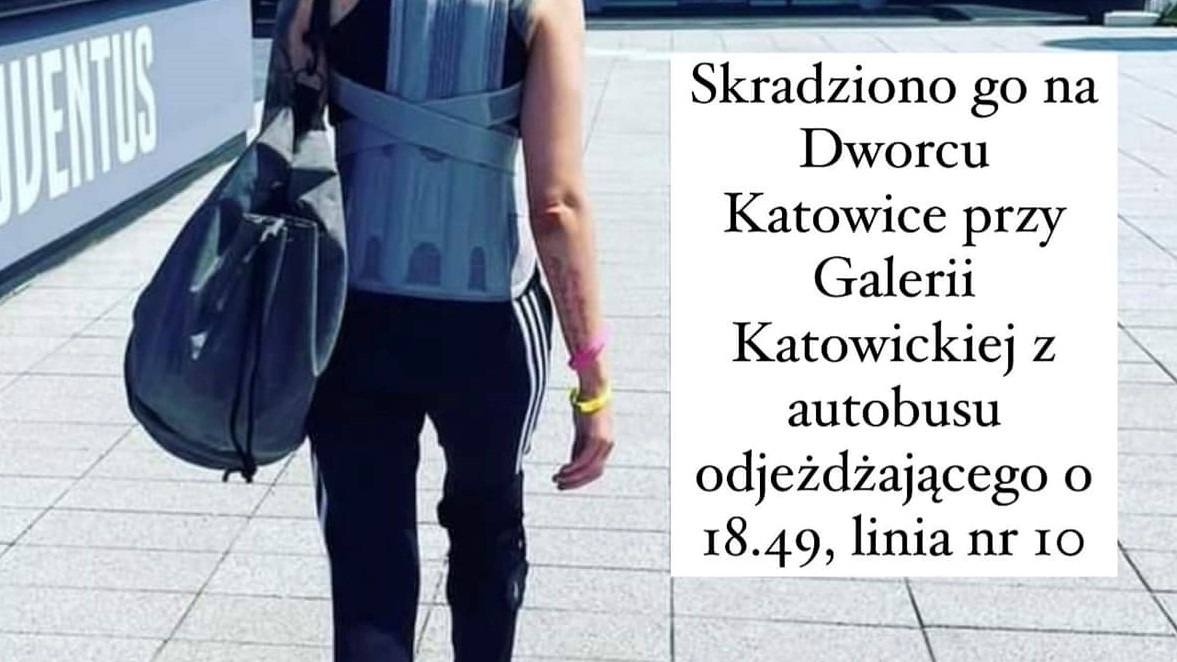 Skradziony plecak autobus katowice 1