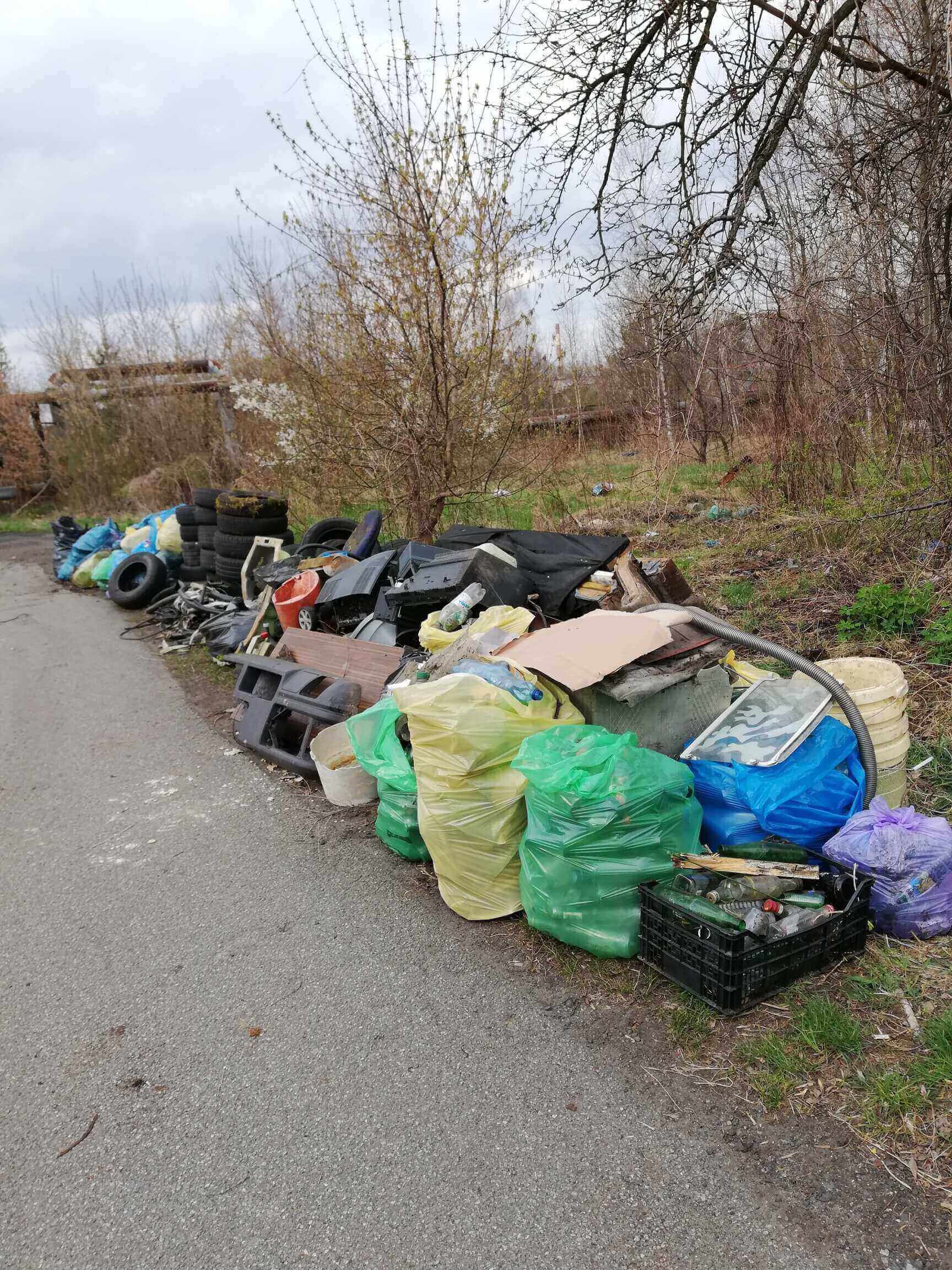 Sprzątanie dzielnicy Giszowiec