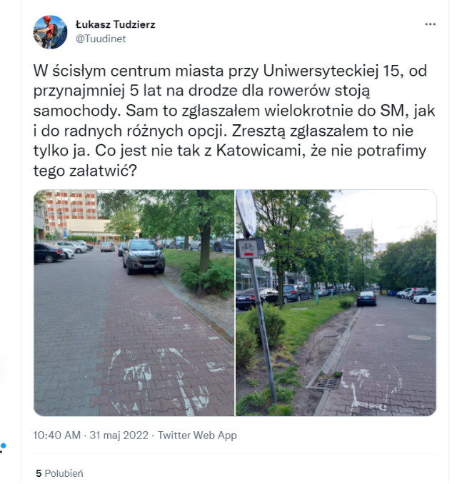 Tweet Łukasz Tudzierz