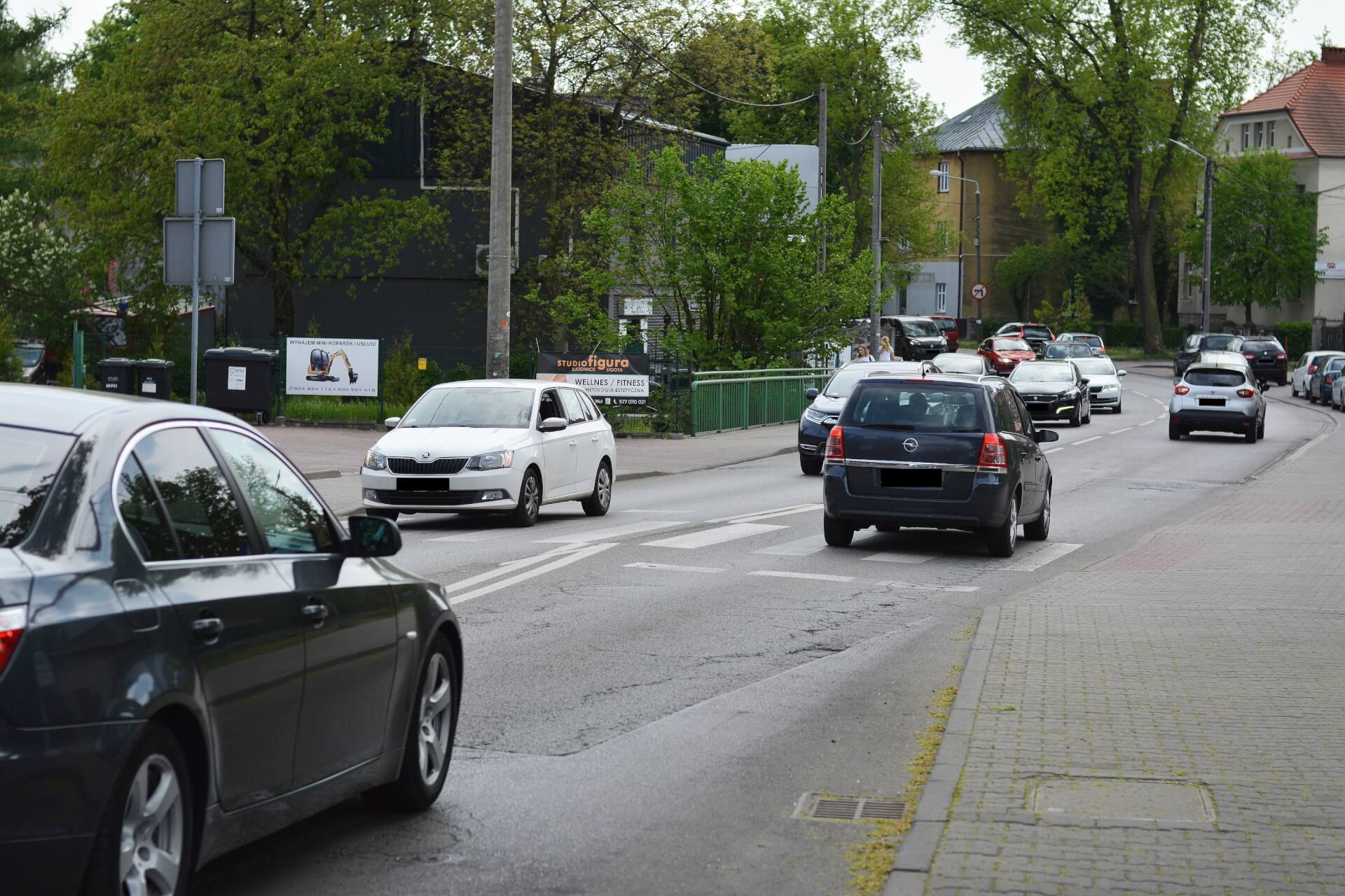 Ulica Piotrowicka w dzielnicy Ligota, Katowice