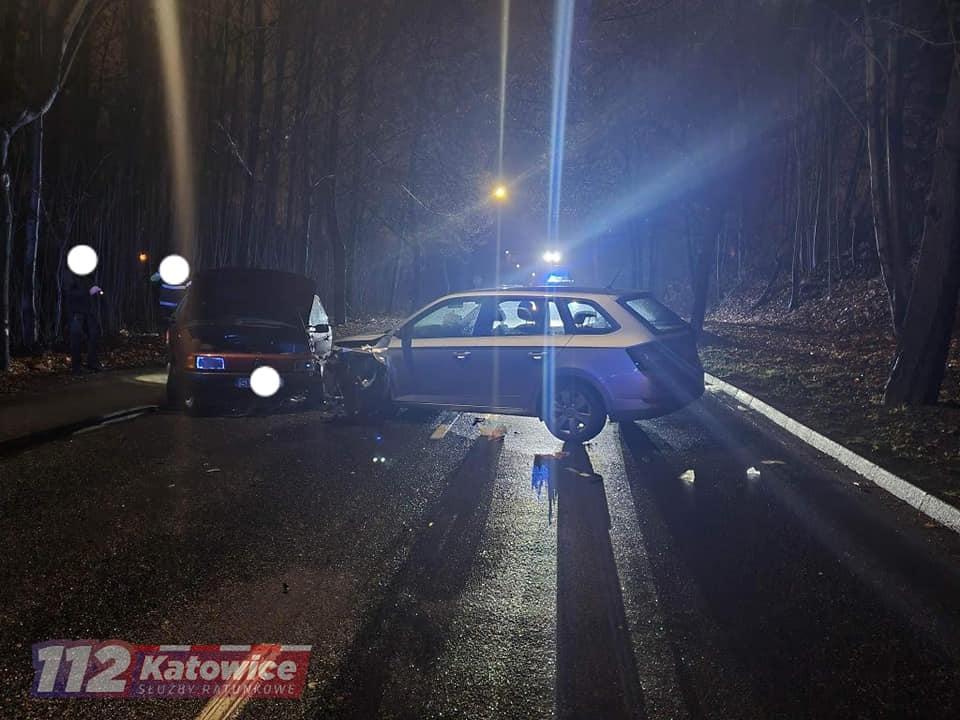 Wypadek ulica Ligocka Katowice